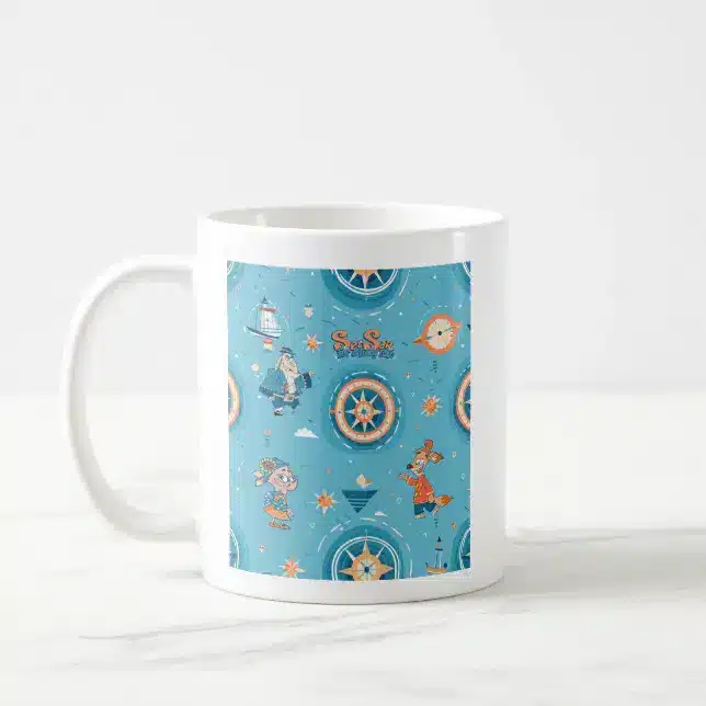 Set Sail for a Funny Tale wrap Coffee Mug